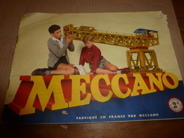 1940 Lot De 3 Notices (manuels D'instruction) Pour MECCANO Pour Boites  1A , 2A , 3A - Meccano