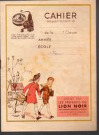 Couverture De Cahier LION NOIR  (PPP6704) - Algemene Zegels