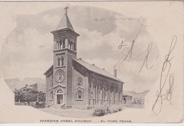 USA 1920 CARTE POSTALE DE EL PASO  GUARDIAN ANGEL CHURCH - El Paso