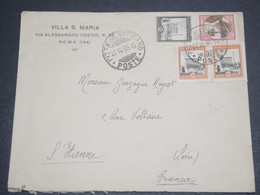 VATICAN - Enveloppe Pour La France En 1936 , Affranchissement Plaisant - L 12440 - Covers & Documents