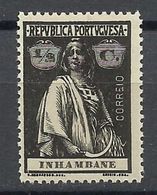 INHAMBANE , 1/2 C , Types Cérès , 1914 , N° YT: 74 ** - Inhambane