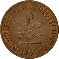 Monnaie, République Fédérale Allemande, 2 Pfennig, 1965, Karlsruhe, TTB - 2 Pfennig