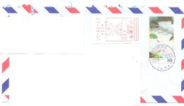 2001. Japan, The Letter Sent By Air-mail Post To Moldova - Lettres & Documents
