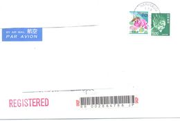 2001. Japan, The Letter Sent By Registered Air-mail Post To Moldova - Storia Postale