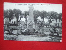 54 - COLOMBEY LES BELLES - " PLACE D' ARCIS ET MONUMENT AUX MORTS " - - Colombey Les Belles