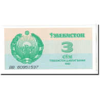 Billet, Uzbekistan, 3 Sum, 1993, Undated, KM:62a, NEUF - Usbekistan