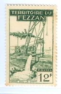 ITALIA, ITALY, FEZZAN, OCCUPAZIONE FRANCESE, 1951, FRANCOBOLLO NUOVO (MLH*) 12 F.   Sass. 36 - Fezzan & Ghadames
