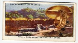 Churchman - 1937 - Treasure Trove - 25 - Royal Treasures Of Ancient Crete - Churchman