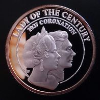 Turks And Caicos Islands 5 CROWNS 1997 SILVER PROOF "QUEEN ELIZABETH THE QUEEN MOTHER LADY OF THE CENTURY" Free Shipping - Turks En Caicoseilanden