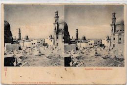 CPA Stéréo Stréréoscopique Non Circulé Carte Allemande Germany Egypte - Stereoscope Cards