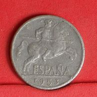 SPAIN 10 CENTIMOS 1953 -    KM# 766 - (Nº19901) - 10 Céntimos