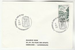 1967 LUXEMBOURG Recontre Des Jeunes De L'UCCE Event COVER  Stamps - Covers & Documents