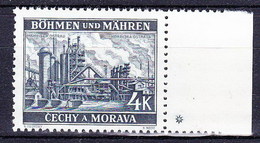 Boheme Et Moravie 1939 Mi 34 (Yv 34 Avec Bdf), (MNH) ** - Ungebraucht