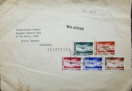 O) 1956 BRAZIL,  FLIGHT SANTOS DUMONT-1906 PLANE -SCOTT AP37 - PHILATELIC EXHIBITION RION DE JANEIRO, COVER TO ARGENTINA - Covers & Documents