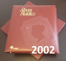 PORTUGAL - ÁLBUM FILATÉLICO - Full Year Stamps + Blocks + ATM / Machine Stamps + Carnets + Postage Due - MNH - 2002 - Livre De L'année