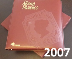 PORTUGAL - ÁLBUM FILATÉLICO - Full Year Stamps + Blocks + ATM / Machine Stamps + Miniature Sheets - MNH - 2007 - Livre De L'année