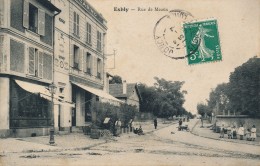 CPA 77 ESBLY Rue De Meaux Casino Hôtel Café - Esbly