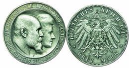 3 Mark 1911 Württemberg Charlotte Wilhelm II - Otros & Sin Clasificación