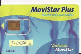 TARJETA GSMT 043/1 MOVISTAR  MUY ANTIGUA BAILARINAS - Telefonica