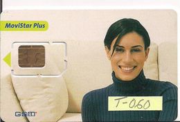 TARJETA GSMT 060 MOVISTAR  CHICA SOFA VERDE - Telefonica