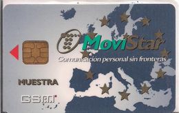 TARJETA GSM MOVISTAR MUESTRA RARE - Telefonica