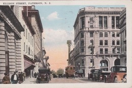 USA 1928 CARTE POSTALE DE PATERSON    ELLISON STREET - Paterson