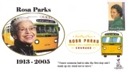 Rosa Parks First Day Cover, W/ Digital Color Pictorial (DCP) Cancel, From Toad Hall Covers! - 2011-...