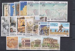 Grèce Année Complète Poste 1993 Du N° 1813 Au 1831, Soit 19 Timbres Cote 50.00 €, TB - Full Years