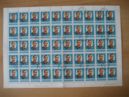 Ungarn 1973- Widerstandskämpfer Barnabas Pesti, Mi. Nr. 2918A Gestempelt - Full Sheets & Multiples