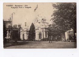 8 - TORINO  -  Esposizione - 1911 -  Padiglione Posta E Telegrafo - Exposiciones