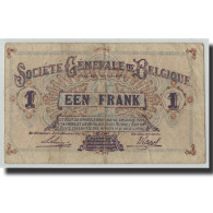 Billet, Belgique, 1 Franc, 1918, 1918-10-21, KM:86b, B+ - 1-2 Francos