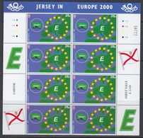 Europa Cept 2000 Jersey 26P Value Bl Of 8  ** Mnh (F6856) - 2000