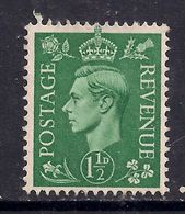 GB 1951 KGV1 1 1/2d Pale Green Unused No Gum SG 505 ( G410 ) - Ongebruikt