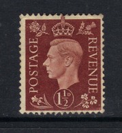 GB 1937 KGV1 1 1/2d Red Brown Unused No Gum SG 464  ( A915 ) - Ongebruikt