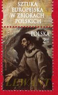 2017.09.02. European Art In The Polish Collection - El Greco "St. Francis" 1v + Margin - MNH - Nuovi