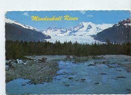 U1642 Postcard: AK - Alaska > Juneau, MENDENHALL RIVER AT THE GLACIER NEAR AUKE BAY _ NOT WRITED - Juneau
