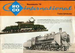 Catalogue ROCO 1978 (nouveautés) - Autres & Non Classés