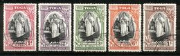 Toga - Tonga 1944 - Michel Nr. 82 - 86 O - Tonga (...-1970)