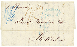 1009 1863 Entire Letter From RIO DE JANEIRO BRAZIL Via HAMBURG To STOCKHOLM. Superb. - Sonstige & Ohne Zuordnung