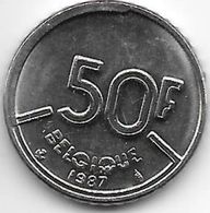 Belguim 50 Francs 1987 French Unc - 50 Francs