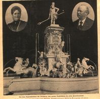 Der Neue Neptunbrunnen Fuer Nuernberg  / Druck, Entnommen Aus Zeitschrift / 1913 - Bücherpakete