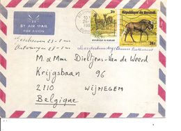 Burundi ( Lettre Par Avion De 1981 De Bujumbura Vers La Belgique à Voir) - Used Stamps