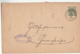 1900 REUTLINGEN COURT Wurttemberg POSTAL STATIONERY COVER To Eningen , Stamps,  Germany - Postwaardestukken