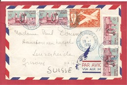 Y&T N°279X2+PA01   Vers  SUISSE1951 - Lettres & Documents