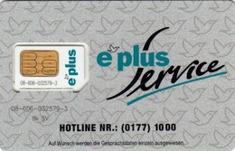 GERMANY - E-plus Service Birds In Back GSM Card , Mint - Cellulari, Carte Prepagate E Ricariche