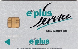 GERMANY - E-plus Service GSM Card , Mint - Cellulari, Carte Prepagate E Ricariche