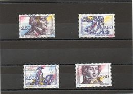 FRANCE   4 Timbres 2,50 F  De Feuillet    1991    Y&T: 2700 à 2703    Oblitérés - Afgestempeld