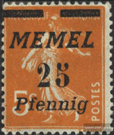 Memelgebiet 58 Unmounted Mint / Never Hinged 1922 Clear Brands - Memelland 1923