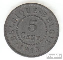 Belgien KM-Nr. : 80 1916 Sehr Schön Zink Sehr Schön 1916 5 Centimes Deutsche Besetzung I. We - 5 Cents