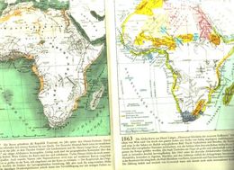 Landkarten Afrika Grenzen Und Flächen Im Wandel Der Jahrhunderte /Druck,entn. Aus Westermanns Monatshefte /1966 - Colis